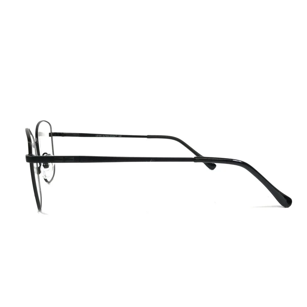 New Globe Eyeglasses Frames L5184 BLACK Butterfly Wire Rim 54-17-140